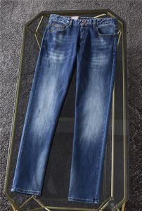 Hommes Jeans Nouvelle Conception Luxurys Designe Coton Pantalon Léger Patch Distressed Slim-leg Mode Casual Rue Droite Affaires Loisirs 29-40