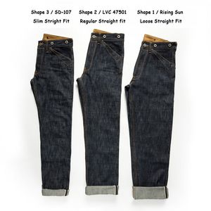 Jeans Homme Red Tornado Blacksmith Buckle Back 165oz Raw Selvedge Denim Straight Leg 230706