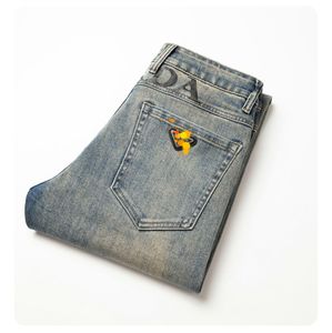 Jeans pour hommes printemps d'été mince hommes slim fit européen American Pricon Brand haut de gamme Pantalon droit F272-01