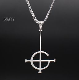 Bijoux pour hommes Punk Roker Ghost BC collier goule sans nom en acier inoxydable hommes 3550mm pendentif merch logo symbole bijoux2089788