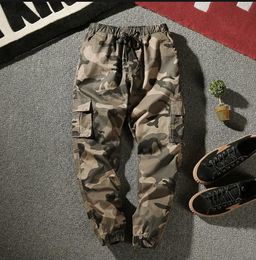 Heren joggingbroek cargobroek multi-pocket camouflage katoenen joggingbroek streetwear casual plus size broek M-7XL
