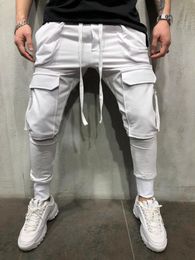 Joggers pour hommes pantalons décontractés Fiess Men Menswear Tracksuit Bottoms Skinny Sweatpants pantalon