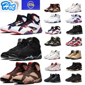 Hommes Jumpman 7 8 Chaussures de basket-ball de haute qualité Flint Topaz Mist 7s Doernbecher Playoff 8s Patta Hare Dmp South Beach Aqua Black Femmes Designer Og Baskets