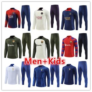 Homme et enfant survetement foot psg messi Paris Équipe De France français Paris FC Barcelona barcelone Liverpool Maillots mens + kids survêtement de football maillot foot