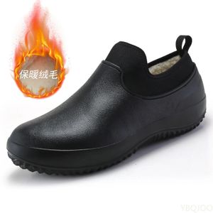 Heren keukenwerkschoenen Antislip waterdichte koksschoenen Casual unisex werkschoenen Waterschoenen Regenkatoenen laarzen Grote maten 240309