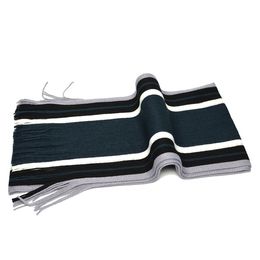 Mens gebreide kwast sjaals 7 kleuren mode gestreepte scraf gratis verzending winter warme sjaals unisex paar sjaals