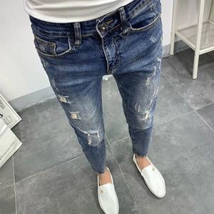 Jeans classiques de style coréen pour hommes