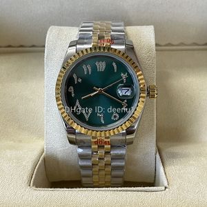 Heren Dames Universele Automatische Horloges 36mm 904L Roestvrij Staal Zwemmen Saffier Lichtgevende Sport Designer Horloge Montre De Luxe