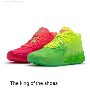 Heren Lamelo Ball MB1 Basketbalschoenen Rood Green Purple Black Blue Bred Cool Gray Queen City Wat de Pasen Bhm Sneakers Tennis met doos