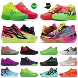 Mens Lamelo Ball Shoes MB.01 0.2 Rick Morty Adventures Basketball Shoe Be You Honeycomb Supernova Nickelodeon Slime Phenom Digital Camo Sneakers Trainers