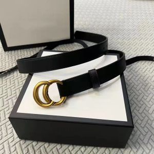 Heren lederen riemen voor dames designer luxe riem mode tailleband Cintura Ceintures unisex gouden gladde gesp breedte 3,0 cm 2310123D