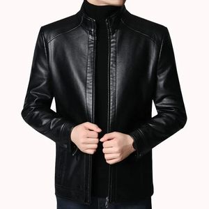 Hommes en cuir Faux hommes veste printemps automne doux vestes pour homme vêtements manches longues manteau mode Style coréen mince 231120