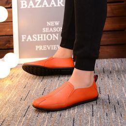 Mens Lederen Loafers Casual rijschoenen voor man Lichtgewicht slip op Fashion Flats Ademen Comfortabele mocassins 240410