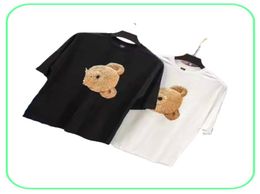 Camisetas de estampado de letras para hombres Diseñador de moda negra Summer alta calidad 100cotts Top de manga corta S5XL119097943