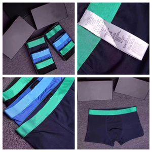 Heren Letters Onderbroeken Jongens Hiphip Patroon Boxers Klassieke Afdrukken Onderkleding voor Groothandel 3 kleurenmengsel Boxer Met doos