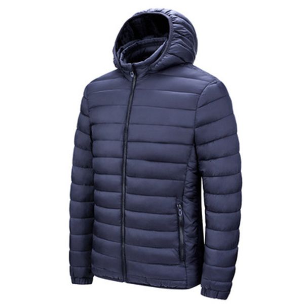 Hommes léger mince mince vers le bas manteau tendance de la mode coupe-vent chaud à capuche doudoune concepteur hiver luxe décontracté grande taille vestes bouffantes homme