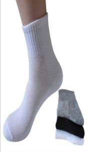 Mens Long Cotton Socks Mannelijke Spring Summer Soild Mesh Sock voor alle grootte -kledingaccessoires2605681