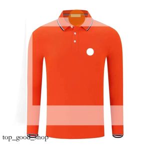 Polos à manches longues pour hommes Chemise de créateur Badge brodé sur la poitrine T-shirt Taille S/m/l/xl/2xl/3xl/4xl/5xl/6xl 441