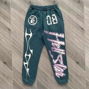 Pantalones sueltos para hombre Diseñador Diversión Impresión Vintage Alta Calidad Doble Algodón Diseñador Casual Hombres Mujeres 2024 Gráfico Hellstars Pantalones Hellstar Moda Hell Star Joggers