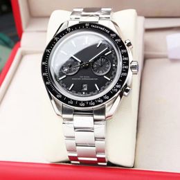 Mens luxueus horloge Menwatch Designer kijkt van hoge kwaliteit automatisch horloge mechanische sporten zeshandige timer voor heren Watch 42mm Business Relojes Orologio di Lusso