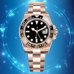 mens Luxury automatic watch 40mm Black coffee color bioceramic bezel Waterproof Sapphire Glass 3285 movement 904L All Stainless Steel Designer Mechanical Watch