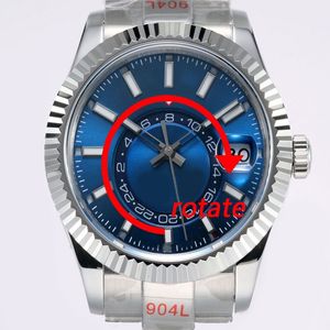 Heren luxe automatisch horloge Mechanisch 42 mm horloge 904L Designer horloge Klassiek saffier lichtgevend horloge Zakelijk Vrije tijd Montre de Luxe super kloon designer horloges