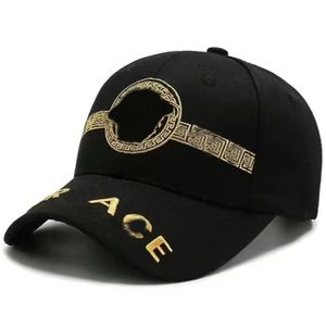 Capes de baseball de luxe pour hommes chapeau de créateur de boules polyvalentes boules de balle en or broderie méduses chapeaux pour hommes casquette décontractée tonnelle beuret extérieur chapeau extérieur