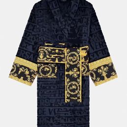 Heren Luxe klassieke katoenen badjas mannen en vrouwen merk nachtkleding kimono warme badjassen homewear unisex badjassen een 355566