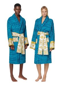 Heren Luxe klassieke katoenen badjas mannen en vrouwen merk nachtkleding kimono warme badjassen homewear unisex badjassen 22