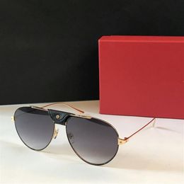 Gafas de sol de la marca de diseño de lujo para hombres Gafas de sol doradas de la moda del diseñador de moda AOOKO 2020 Nuevo marcos vintage203i