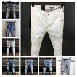 dsquared2 Вы Mens Designer de Luxo Denim Jeans d2 dsq2 dsquare 2 Buracos Calças COOLGUY Calças de Motociclista Roupas 3FM6