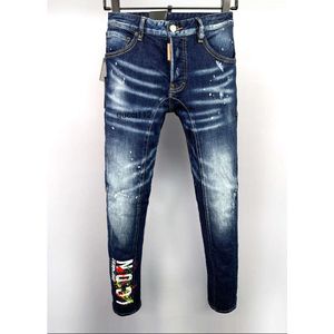 dsquared2 Вы Jeans en denim de luxe pour hommes d2 dsq2 dsquare 2 trous pantalons COOLGUY Biker pantalons vêtements H0TB