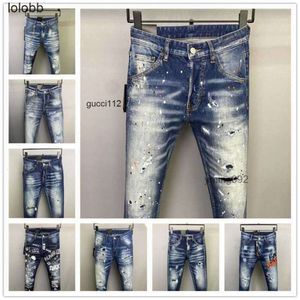 dsquared2 Вы Bénérateur de luxe pour hommes Jeans denim D2 DSQ2 DSquare 2 trous pantalon coolguy biker pant