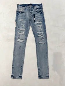 Jeans de luxe pour hommes jeans jeans décontracté jean pantalon skinny rythme des lettres de trousembroid 2024 New Fashion Hip Hop Street Jeans