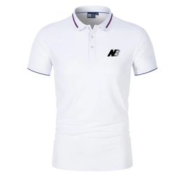 Mens Luxe Polo Shirt Brand Polo Plus Size T-shirt Elastische shorts Mouwen Flip Collar Business T-Shirt Summer Style 240527
