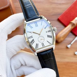 Reloj de lujo para hombre Cuero de vaca Barril de vino 316 Banda de reloj de acero de precisión Espejo de zafiro 50 m Máquina automática a prueba de agua Reloj de pulsera para hombre de gama alta