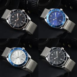 Reloj de lujo para hombre, reloj de diseño de acero inoxidable, simple, famoso, clásico, montre de luxe como regalo, deporte, causal, simple, reloj de moda, resistente al agua, zafiro luminoso sb079