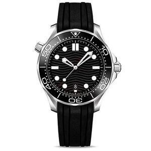 Reloj de lujo para hombre Hora mundial Cerámica Bisel Hombres limitados Relojes automáticos 42 mm Movimiento mecánico Vidrio Volver Deportes Mar Hombres Azul Plata Relojes Relojes de pulsera