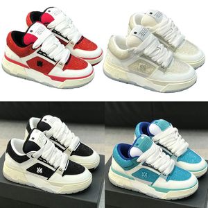 Heren MA-1 90S Klassieke vrijetijdsschoenen Heren Designers mode Sneakers Overdreven doorschijnende rubberen buitenzool MA1 Set met diamanten Sneaker dubbele vetersluiting 38-45