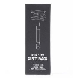 Heren Handmatig Shavers Classic Safety Razor Metal Razor met borstel dubbele rand heren hand scheerschoener oude stijl scheermessen veilig betrouwbaar