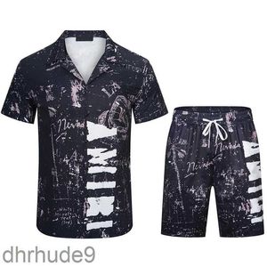 Ensemble chemise et Short pour hommes, nouvel été décontracté, imprimé hawaïen court, robe imprimée, ensembles de costume, Plus survêtements à manches NTJ9