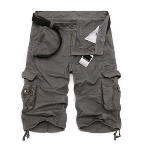 Mens militaire vrachtshorts merk leger camouflage tactische mannen katoen losse werk casual korte broek plus maat 22072222