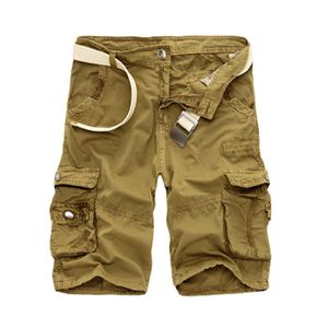 Mens Military Cargo Shorts Mode Trend Leger Camouflage Tactische Korte Pant Designer Mannelijke Katoenen Losse Werk Casual Plus Size Broek
