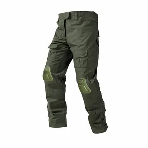 Mens militaire tactique CP Green Camoue Pantalon de cargaison US Army Paintball Combat Pantalon avec pads de genou Airsoft Work Clothing S7ZX #