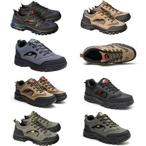 Chaussures de l'alpinisme masculin Nouvelles Four Seasons Outdoor Labour Protection de grande taille pour hommes chaussures de sport respirantes chaussures de course de chaussures de mode gris 41