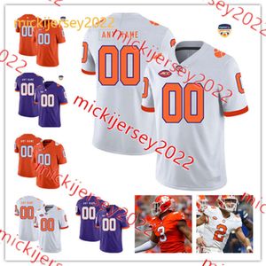 Hombre Nate Wiggins Sheridan Jones Football Jersey Justin Mascoll Marcus Tate Collin Sadler Mitchell Mayes Andrew Mukuba Troy Stellato Clemson Tigers Jerseys