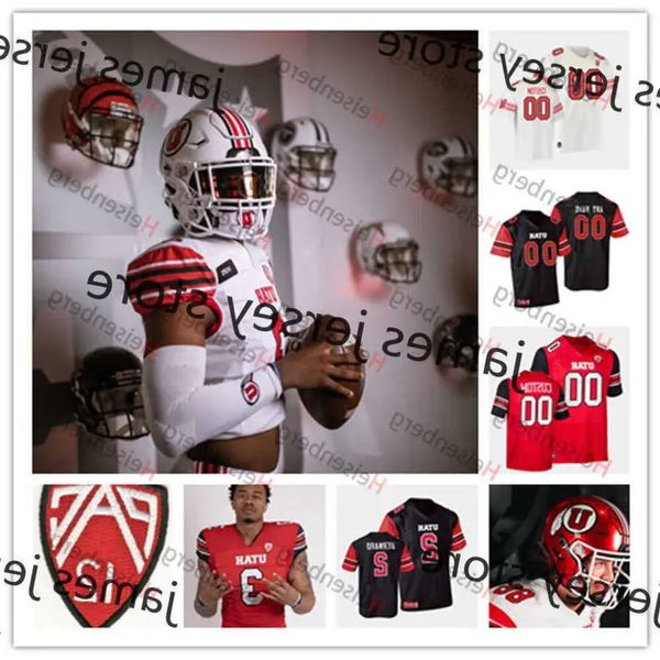 Maillot de football personnalisé NCAA pour hommes 12 Charlie Brewer 13 Marquise Blair 18 Britain Covey 8 Larry Wilson 0 Devin Lloyd 1 Jaylon Johnson High