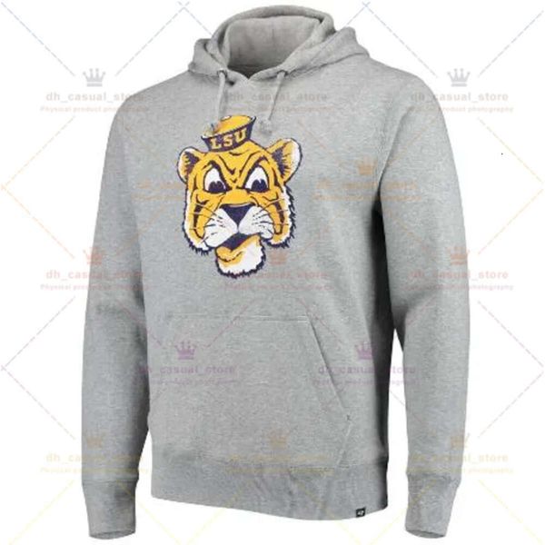 Hommes NCAA LSU Tigers College Football 2019 Champions nationaux Pull à capuche Sweat Salute To Service Sideline Therma Performance 125
