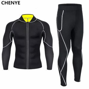 Heren neopreen compressie shirt sauna afslankbroek body shaper ondergoed mannen turnpakje borst man corset afvallen shapewear 240117