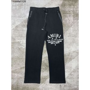 Nueva marca de moda para hombre 23ss diseñador pista jogging amirs pantalones para hombre joggers yoga pista pantalones deportivos